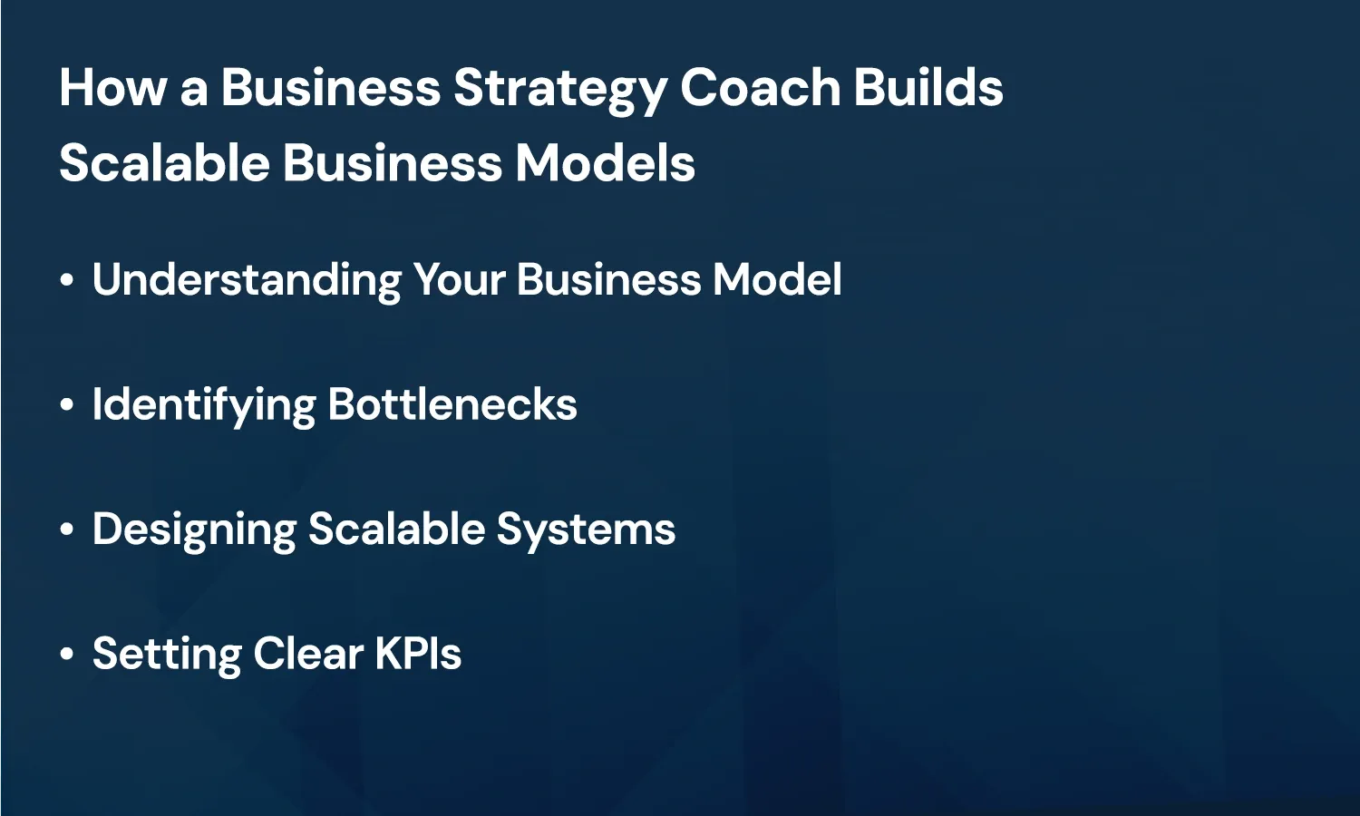 Business Strategy Coach