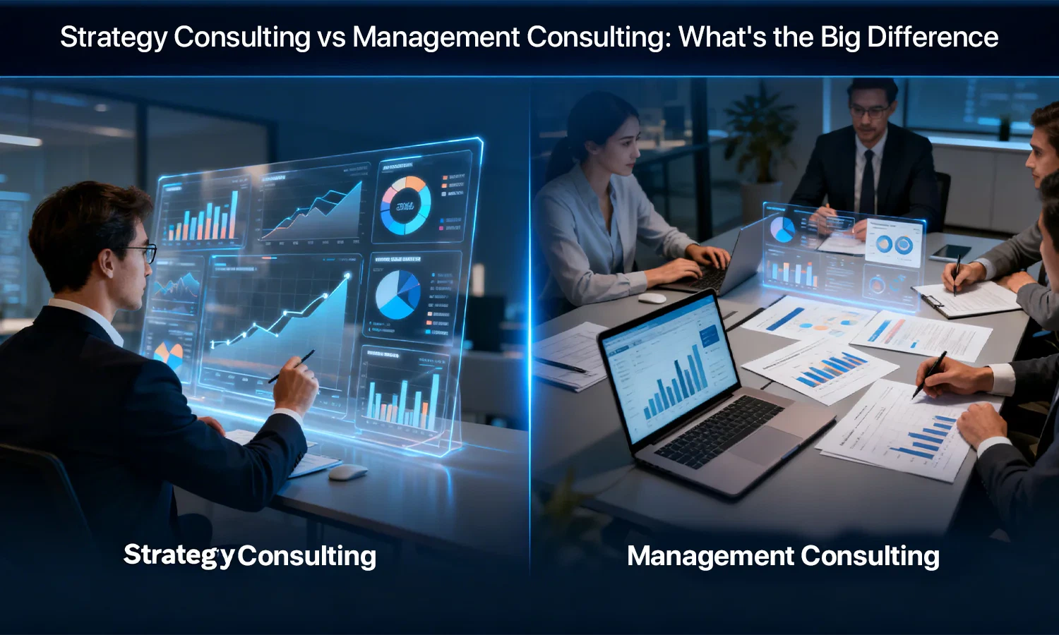 Strategy consulting vs management consulting