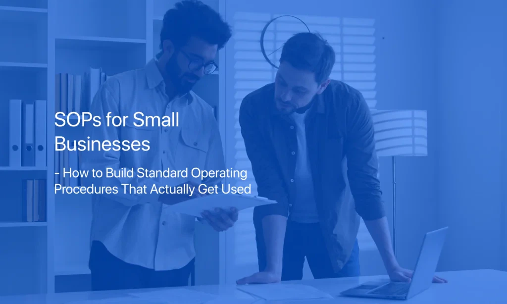 SOP business process SME India