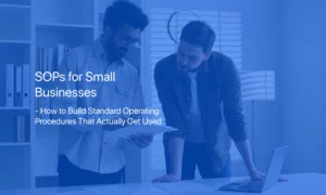 SOP business process SME India